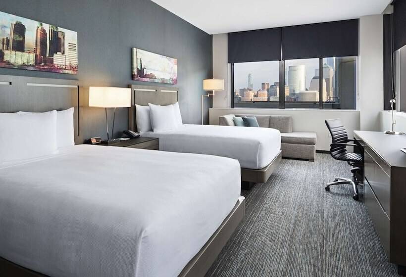 Номер Стандарт 2 Двуспальные Кровати, Hyatt House Jersey City