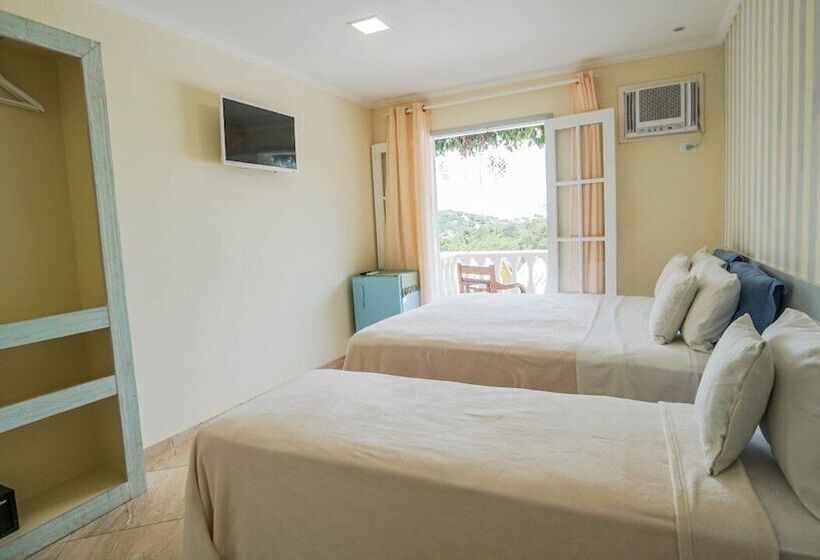 اتاق استاندارد سه تخته با بالکن, Pousada Villa Valentina