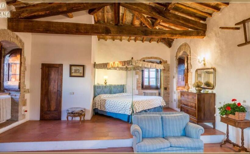 景色の見えるデラックスルーム, Castello Di Mugnana
