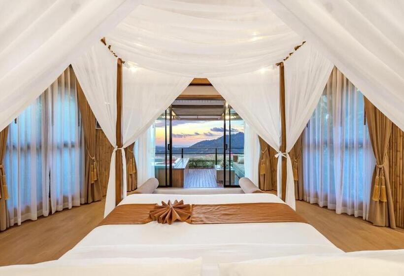 스위트 킹사이즈 침대, Aonang Fiore Resort   Sha Extra Plus