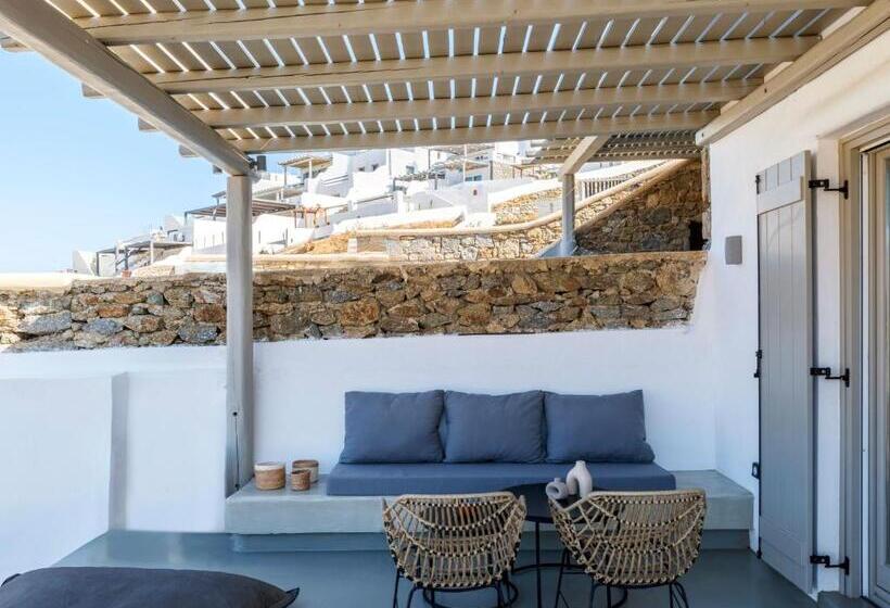 ویلای 1 خوابه با چشمانداز دریا, Sea Rock & Sky Private Mykonos Residence