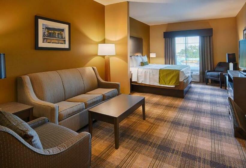 キングサイズベッドのスイートルーム, Best Western Plus New Orleans Airport