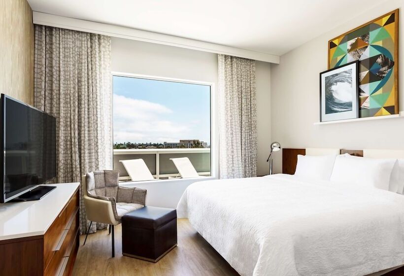 带双人床的标准工作室, Hampton Inn & Suites Santa Monica