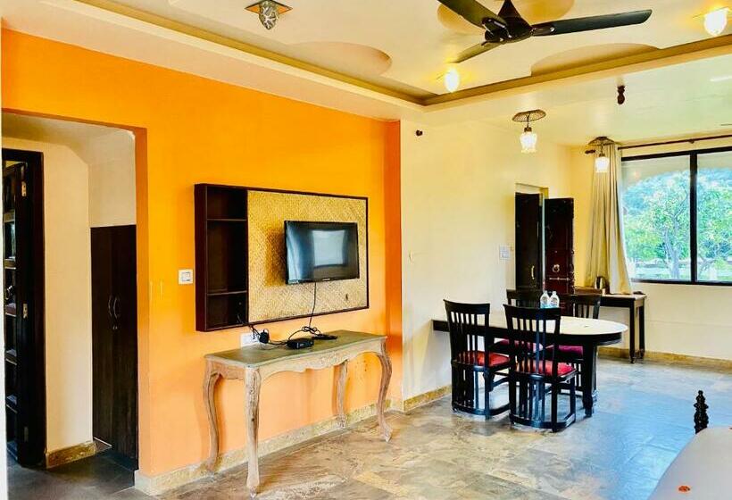 Вилла 1 Спальня Вид на Сад, Udai Valley Resort  Top Rated Resort In Udaipur With Mountain View