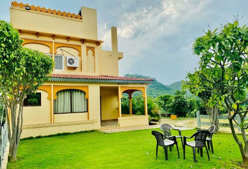 Вилла 1 Спальня Вид на Сад, Udai Valley Resort  Top Rated Resort In Udaipur With Mountain View
