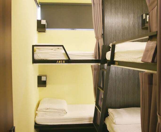 اتاق استاندارد سه تخته با سرویس بهداشتی مشترک, Backpackers Hostel   Taipei Changchun