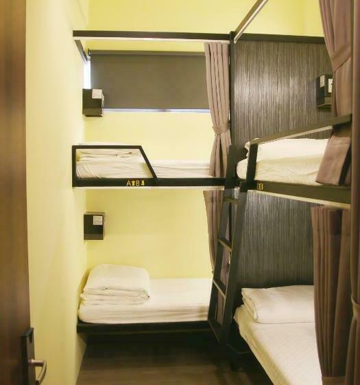 اتاق استاندارد چهارنفره با سرویس بهداشتی مشترک, Backpackers Hostel   Taipei Changchun
