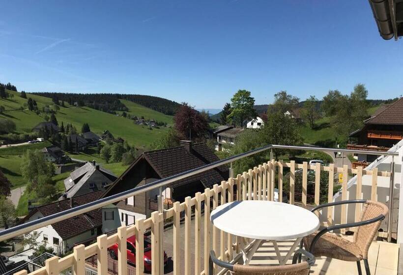 Апартаменты 1 Спальня с Балконом, Pension Glöcklehof