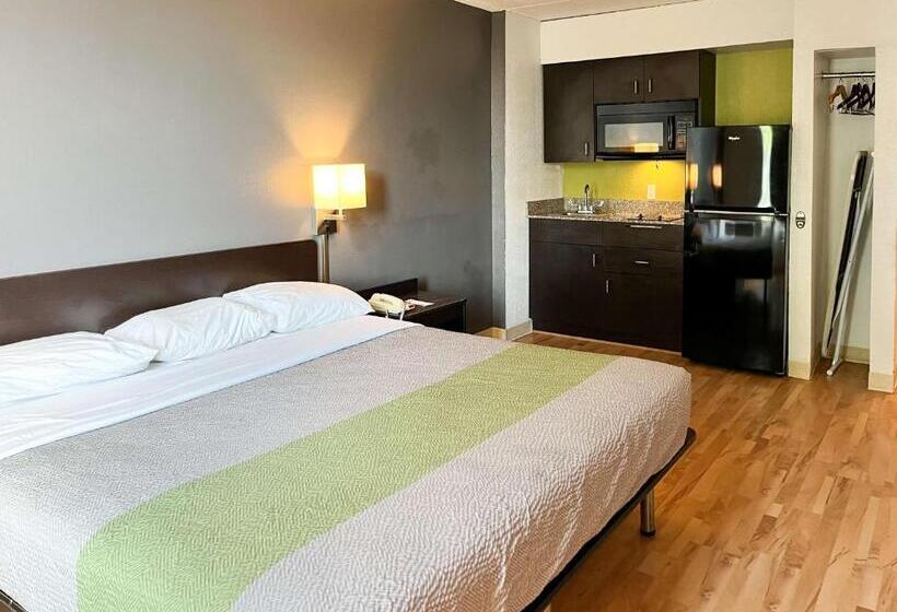 带大床的标准间, Studio 6 Suites Clarion, Pa