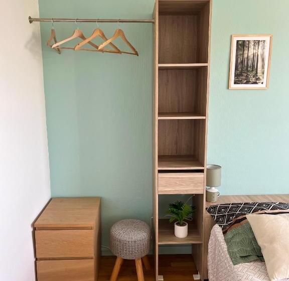 스탠다드 룸 공동 욕실, Chambre Privée Dans Un Appartement Partagé