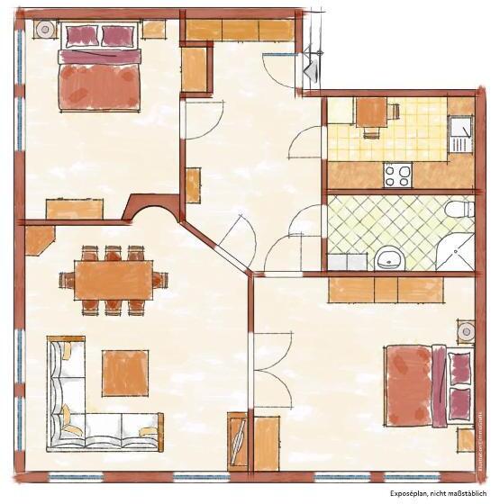 Апартаменты Deluxe 1 Спальня, Altstadtjuwel