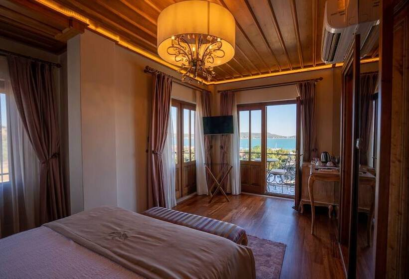 Номер Deluxe Вид на Море, Cunda Baradi̇el