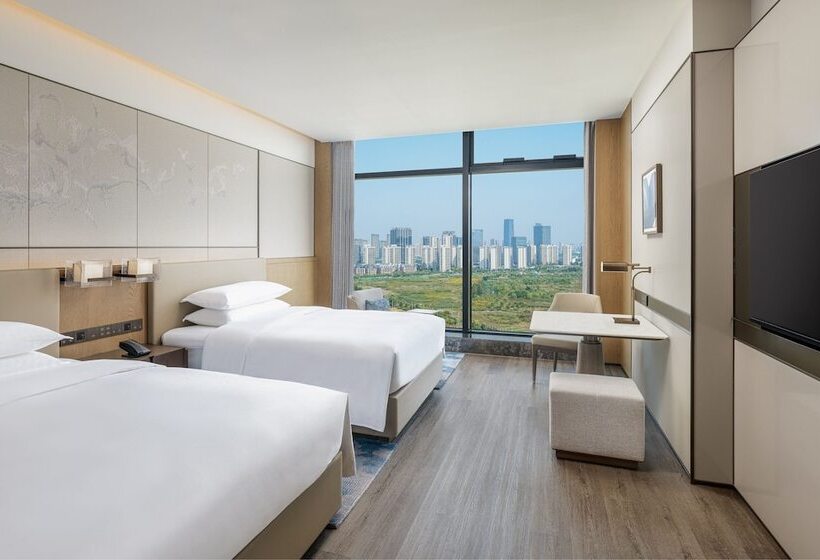 اتاق لوکس با چشم‌انداز شهر, Shaoxing Marriott Hotel Shangyu