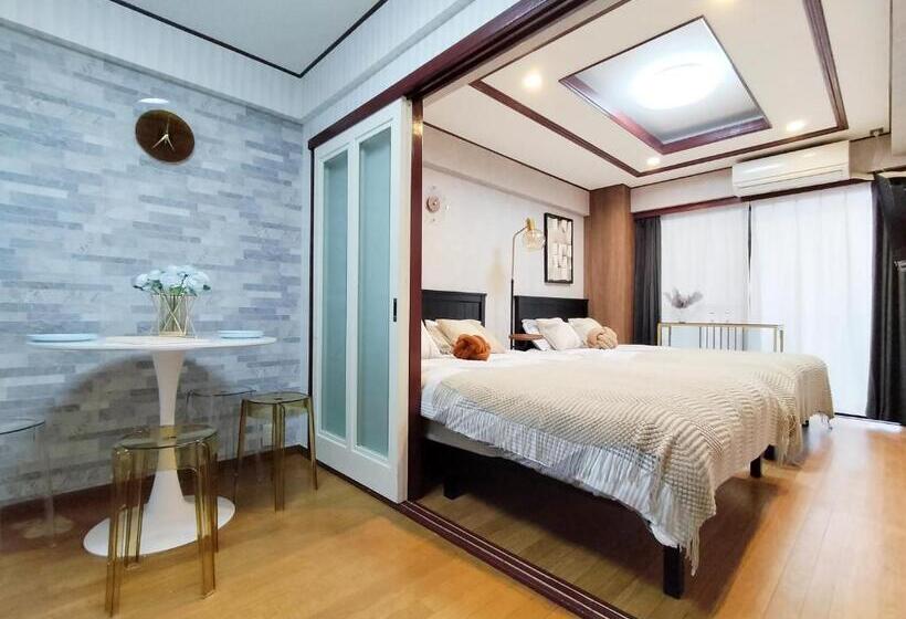 Апартаменты 1 Спальня с Балконом, D35新宿最中心 東新宿站5分 Shinjuku Center 5 Mins To Station, Max 4p 新宿 涉谷 表参道 池袋 上野 代代木 银座 原宿