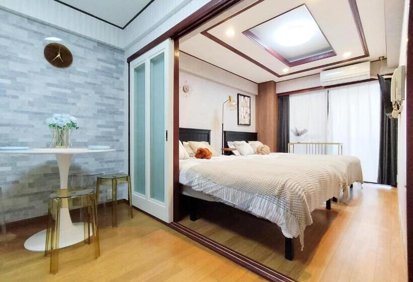 Апартаменты 1 Спальня с Балконом, D35新宿最中心 東新宿站5分 Shinjuku Center 5 Mins To Station, Max 4p 新宿 涉谷 表参道 池袋 上野 代代木 银座 原宿