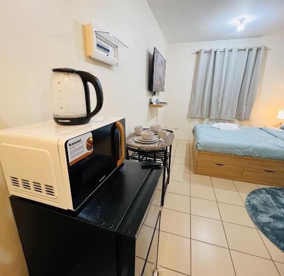 豪华工作室, New 8 Spatial Davao Smart Studio Unit Netflix Wi Fi Amazon Voice Controlled Lights