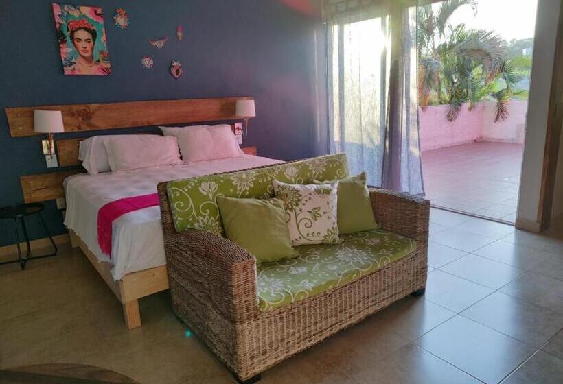 キングサイズベッドのスタンダードルーム, Estudio Con Aroma A Oaxaca