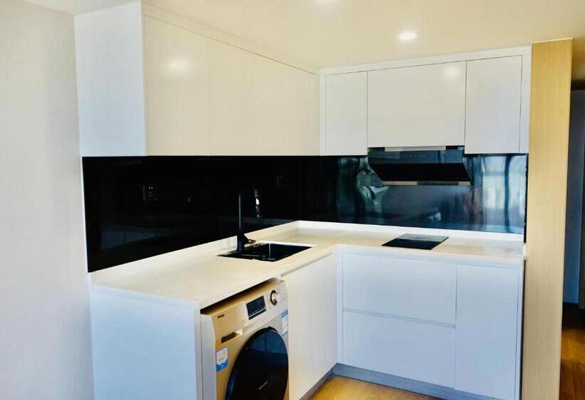Семейный Номер Deluxe, Kunming Dianchi Mideel International Apartment   South Asian Style Fuhai Metro