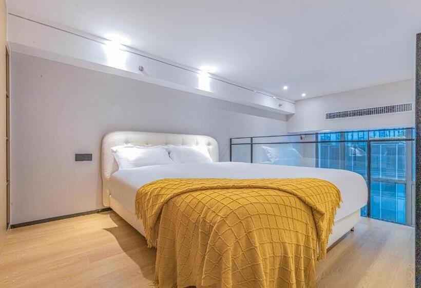 Люкс Повышенной Комфортности, Kunming Dianchi Mideel International Apartment   South Asian Style Fuhai Metro