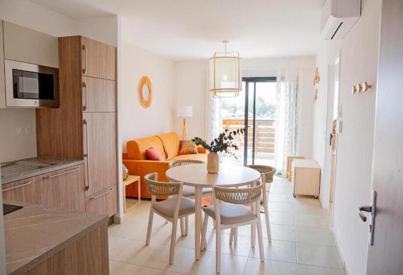 Апартаменты 1 Спальня с Балконом, Résidence Pierre & Vacances Premium Domaine Du Golfe Du Lion