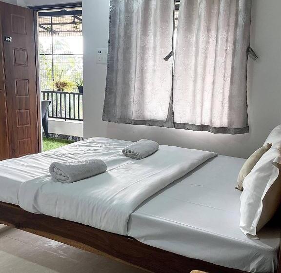 اتاق استاندارد با بالکن, Kiara Studio Apartment Assagao   Goaround Homes