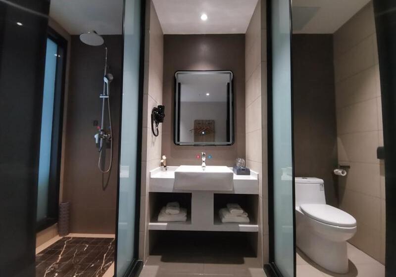 Номер Deluxe, Thank Inn Plus Chongqing Pengshui Yujing Jiangshan