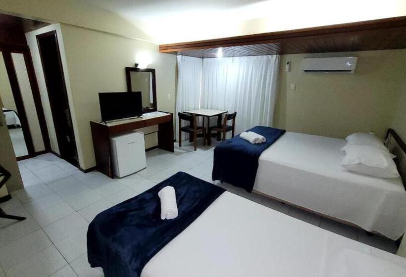 컴포트 트리플 룸, Quarto Em Hotel No Bairro De Tambaú, Em Uma Localização Bem Central Apto 216