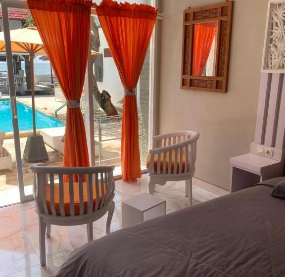 Семейный Номер Вид на Море, Villa Agung Beach Inn