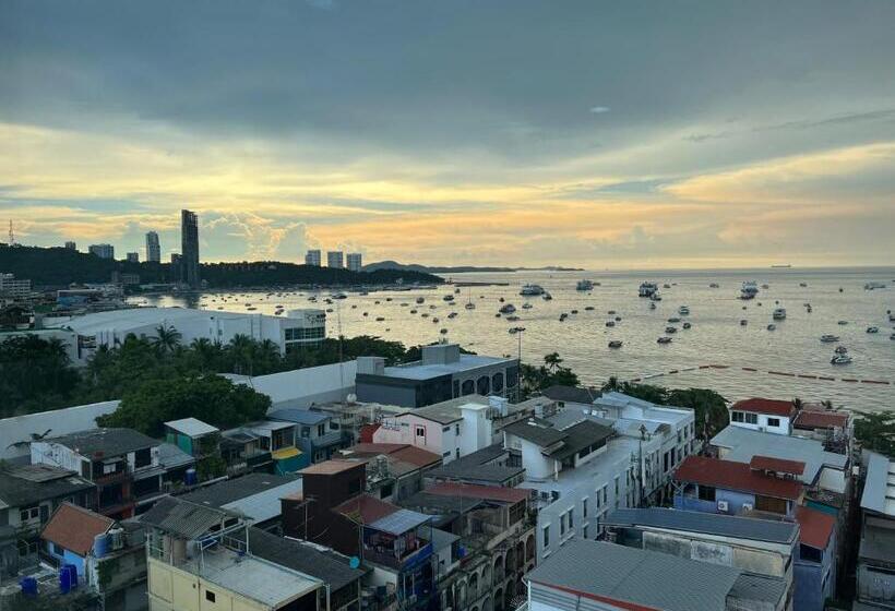 Apartamento 1 Dormitório Vista Mar, Pattaya Beach Condo