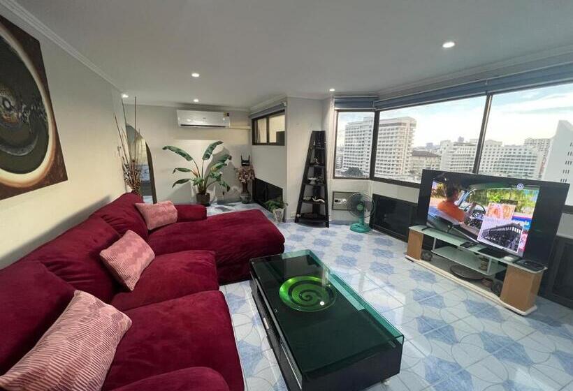 Apartamento 1 Dormitório Vista Mar, Pattaya Beach Condo
