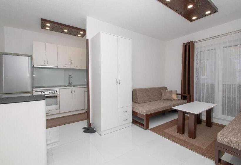 דירה בת חדר שינה 1 עם מרפסת, Hazam Apartmani
