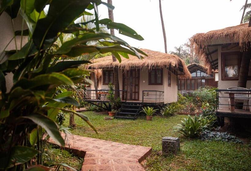 标准间侧面带海景, Anahata Retreat Ashvem Goa