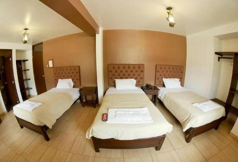 اتاق استاندارد سه نفره, De Turistas Huaraz Habitación Triple