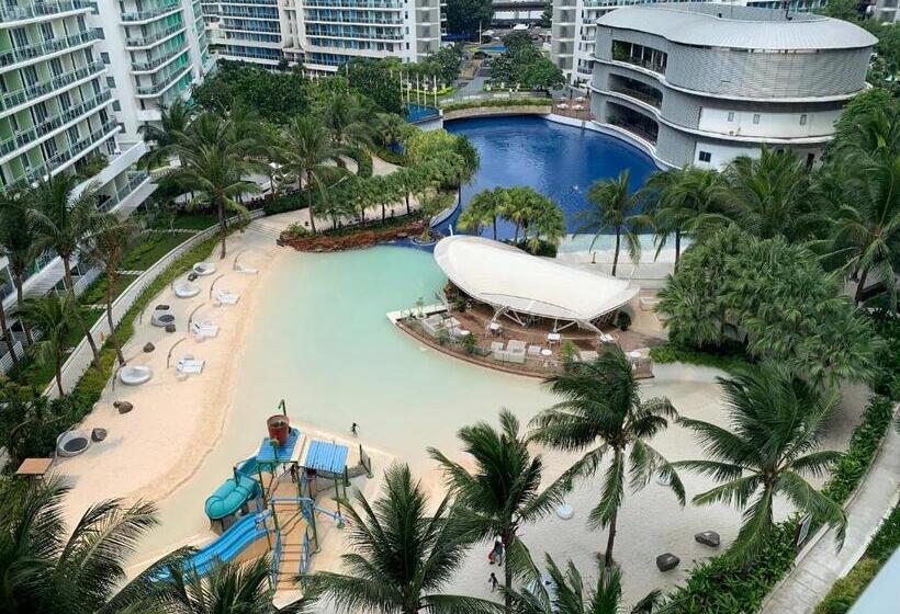 발코니가 있는 스위트, Manila Homes Azure 1br Beach View