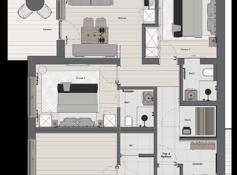 Апартаменты 1 Спальня, Jaggling Appartements
