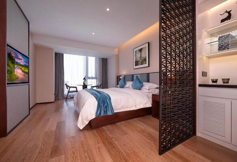 Quarto Deluxe Cama King, Ssaw Boutique Hotel Yangzhou