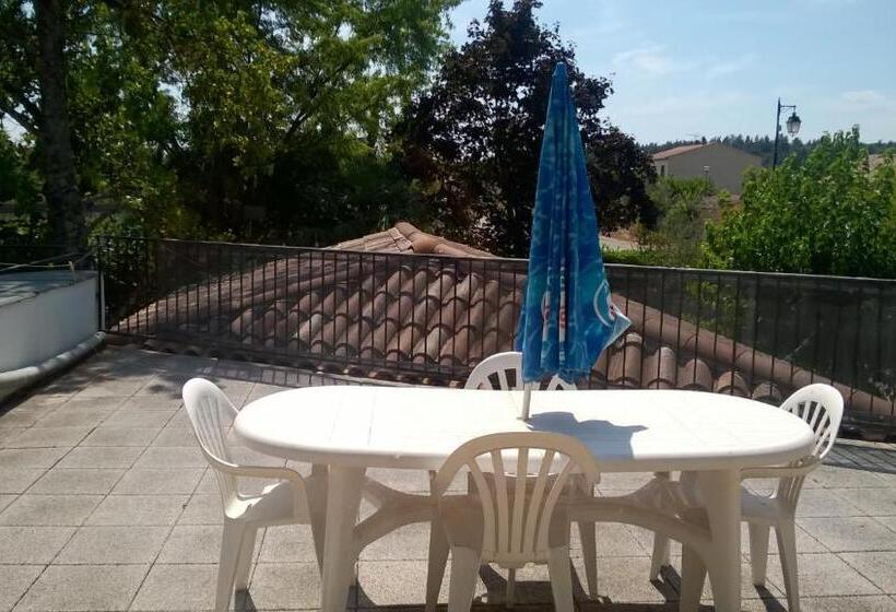Апартаменты 1 Спальня с Террасой, Hôtel Restaurant Douce France