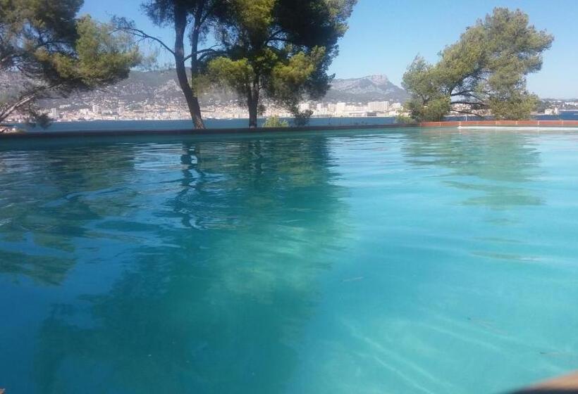 استودیو خانوادگی, Villa Chateau Les Terrasses, Tamaris, Vues Mer Exceptionnelles Au Calme, Mer Et Plage à 2mn à Pied