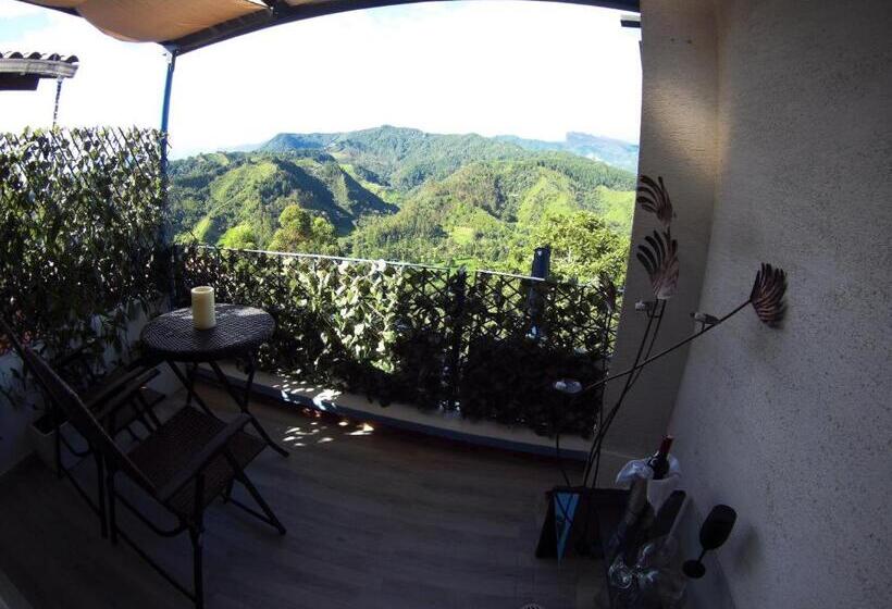 디럭스 룸 산전망, El Mirador Del Cocora