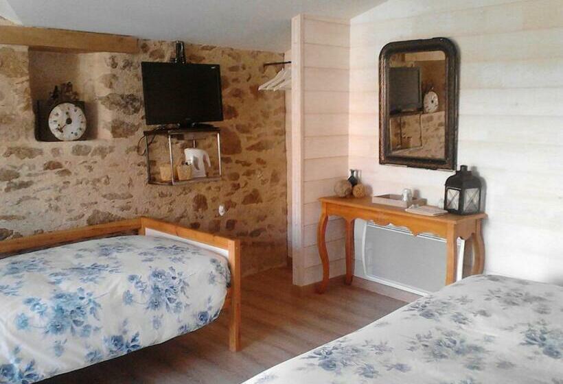 חדר סטנדרט לשלושה, Les Chambres De La Forge Des Collines