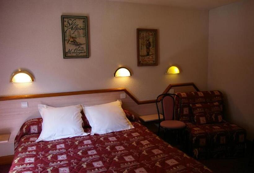 标准三人间, Hôtel Du Glacier Des Evettes