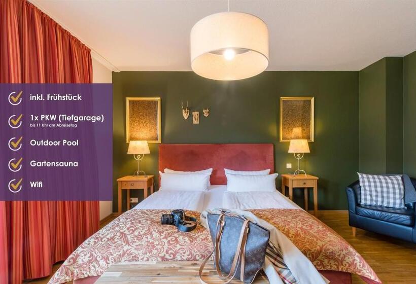 Номер Стандарт Вид на Сад, Steiger Apparthotel Bad Schandau