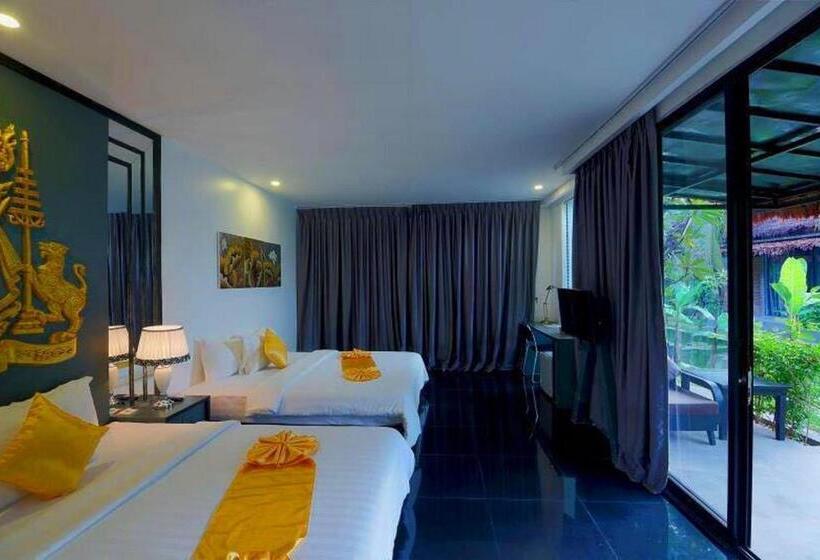 クイーンベッドのデラックスルーム, Maison Gen Angkor