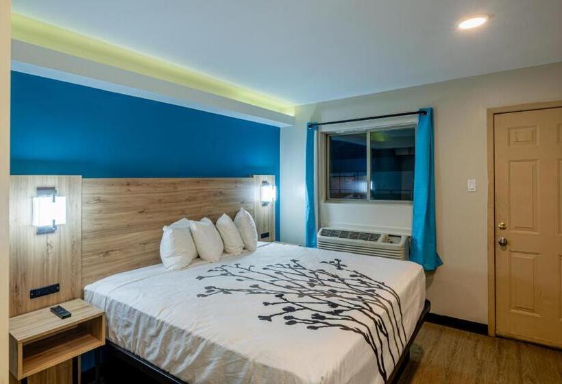 带大床的高级房间, Exclusivo Inn And Suites Near Arlington Stadium