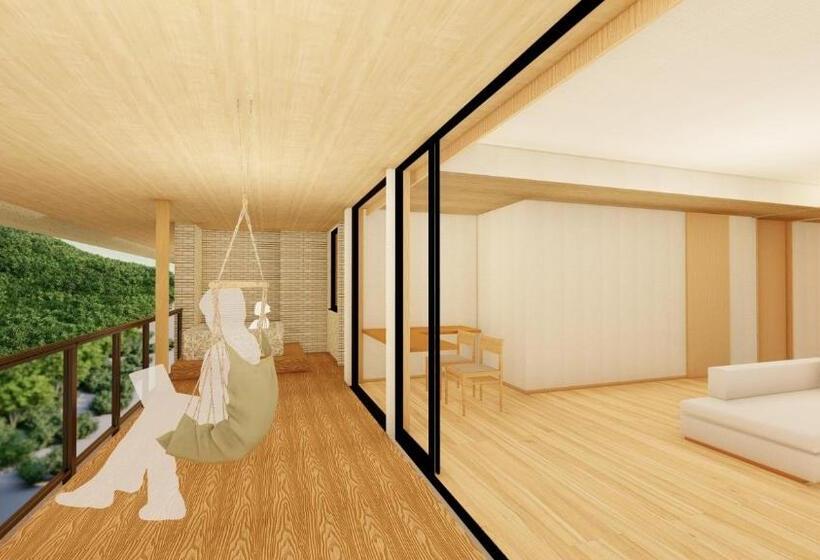 سوییت با چشم‌انداز کوه, Sakunami Onsen Yuzukushi Salon Ichinobo