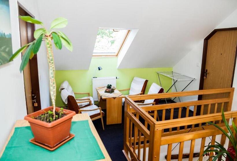 חדר סטנדרטי לארבעה עם חדר אמבטיה משותף, Turisticka Ubytovna Cakle