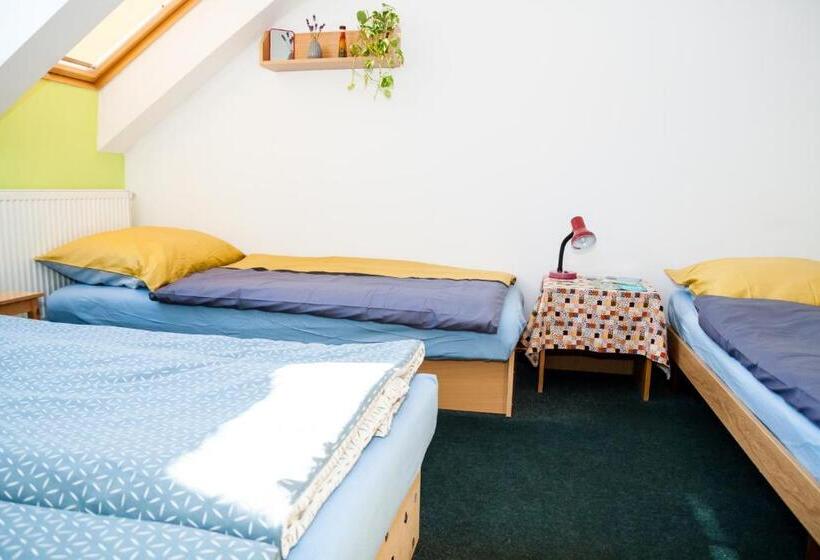 חדר סטנדרטי לארבעה עם חדר אמבטיה משותף, Turisticka Ubytovna Cakle