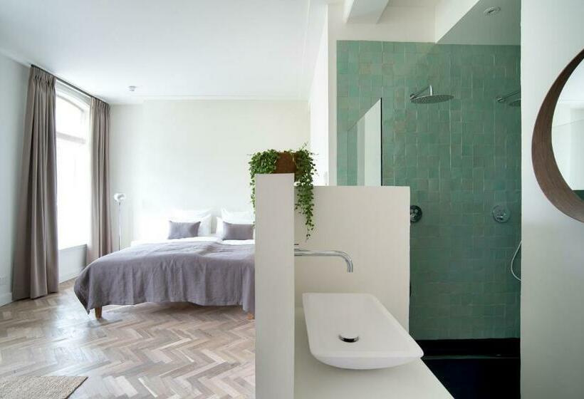 带大床的豪华间, Boutique Hotel De Witte Dame