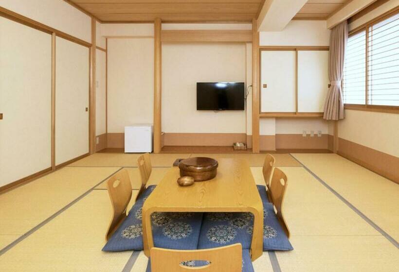 חדר משפחתי חדר אמבטיה משותף, Sachinoyu Hotel Shiga Kogen