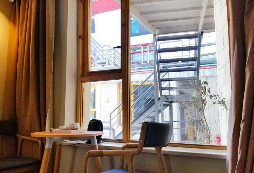 스탠다드 룸 더블 침대 2개, Fengma Feiyang Hostel